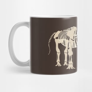 Mastodon skeleton Mug
